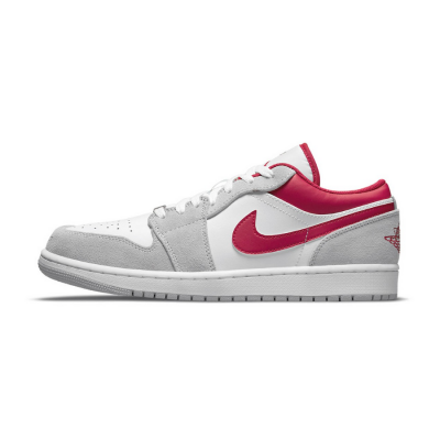 Giày Nike Air Jordan 1 Low SE 'Light Smoke Grey Gym Red'