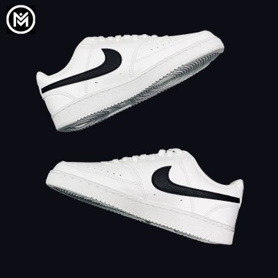Giày Nike Court Vision Low Next Nature 'White Black'