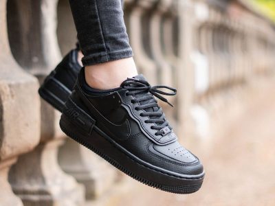 Giày Nike Air Force 1 Shadow Triple Black