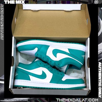 Giày Wmns Air Jordan 1 Low 'Emerald' air jordan 1 low emerald 1