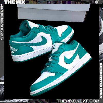 Giày Wmns Air Jordan 1 Low 'Emerald' air jordan 1 low emerald 3