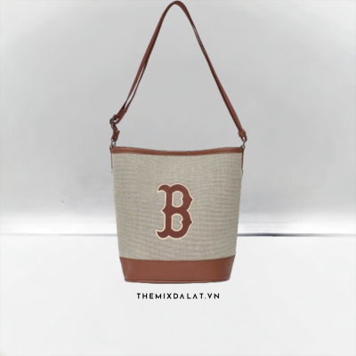 Túi Basic Big Logo Canvas Bucket Bag Boston Red Sox