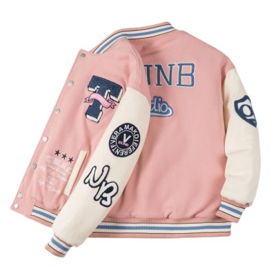 Áo khoác Bomber MLB NY T Pink
