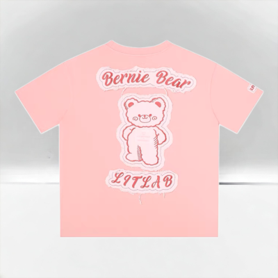áo thun gấu LITLAB Patch Bear Pink