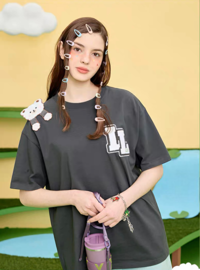 áo thun gấu LITLAB Squat Shoulder Bear áo thun gấu LITLAB Squat Shoulder Bear