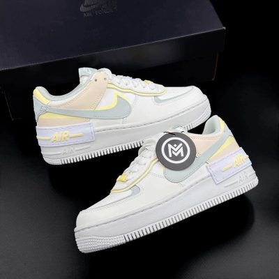 Giày Nike Air Force 1 Low Shadow Sail Light Silver Citron Tint-DR7883-101 giày Nike Air Force 1 Low Shadow Sail Light Silver Citron Tint
