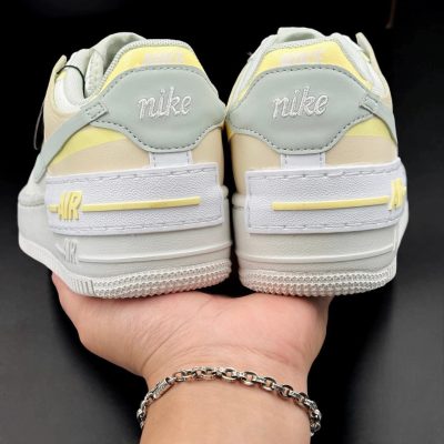 Giày Nike Air Force 1 Low Shadow Sail Light Silver Citron Tint-DR7883-101 giày Nike Air Force 1 Low Shadow Sail Light Silver Citron Tint