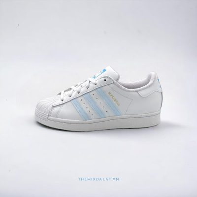Giày Adidas Originals Superstar White Sky Blue