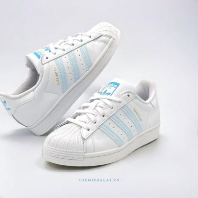 Giày Adidas Originals Superstar White Sky Blue
