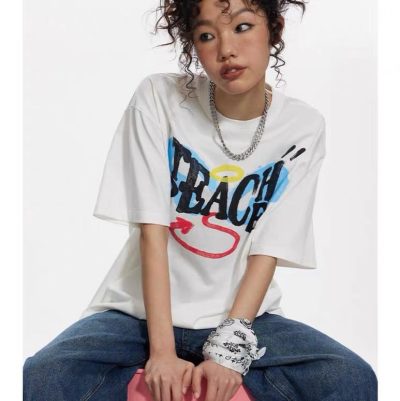 Áo Thun Teach Peace-White