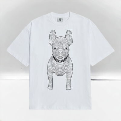 Áo Thun Life Work Big Logo Basic White