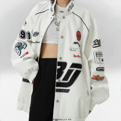 Áo Jacket BJHG Racing Trắng Áo Jacket BJHG Racing Trắng