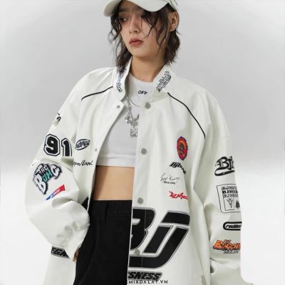 Áo Jacket BJHG Racing Trắng Áo Jacket BJHG Racing Trắng