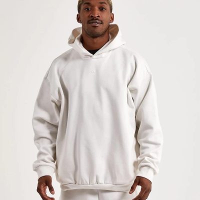 Áo Adidas Basketball Hoodie - White Áo Adidas Basketball Hoodie - White