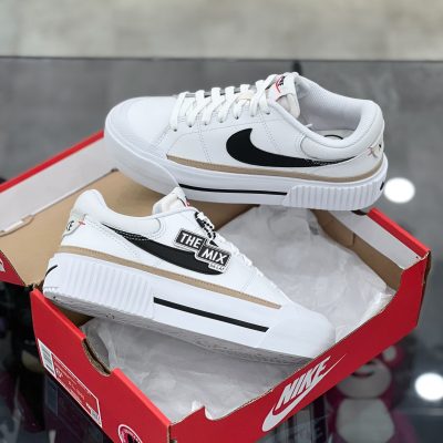 Giày Nike Court Legacy Lift White Black