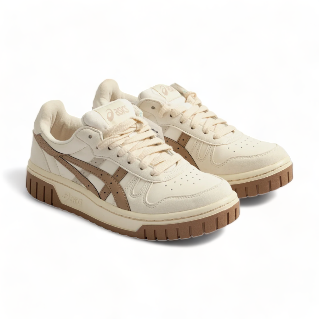 Giày Asics Court MZ Retro Casual White Brown Giày Asics Court MZ Retro Casual White Brown