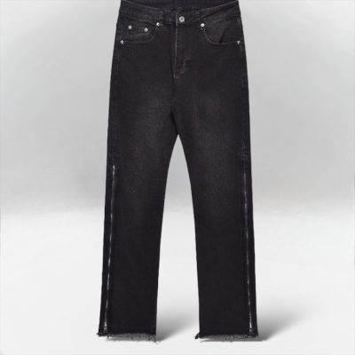 Quần Zip 2 Bên Đen