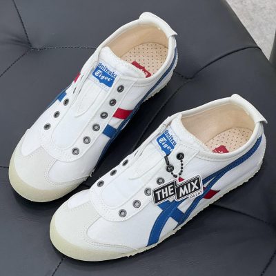 Giày Onitsuka Tiger MEXICO 66 SLIP-ON White Navy Giày Onitsuka Tiger MEXICO 66 SLIP-ON White Navy