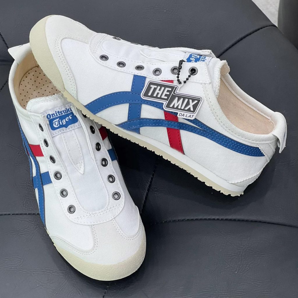 Giày Onitsuka Tiger MEXICO 66 SLIP-ON White Navy Giày Onitsuka Tiger MEXICO 66 SLIP-ON White Navy