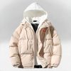 Áo Phao Layer Hoodie Beige f310ea97f6885ed60799