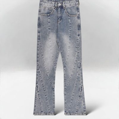 Quần Jean Line Xéo