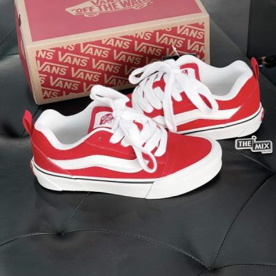 Giày Vans Knu Skool Red Giày Vans Knu Skool Red