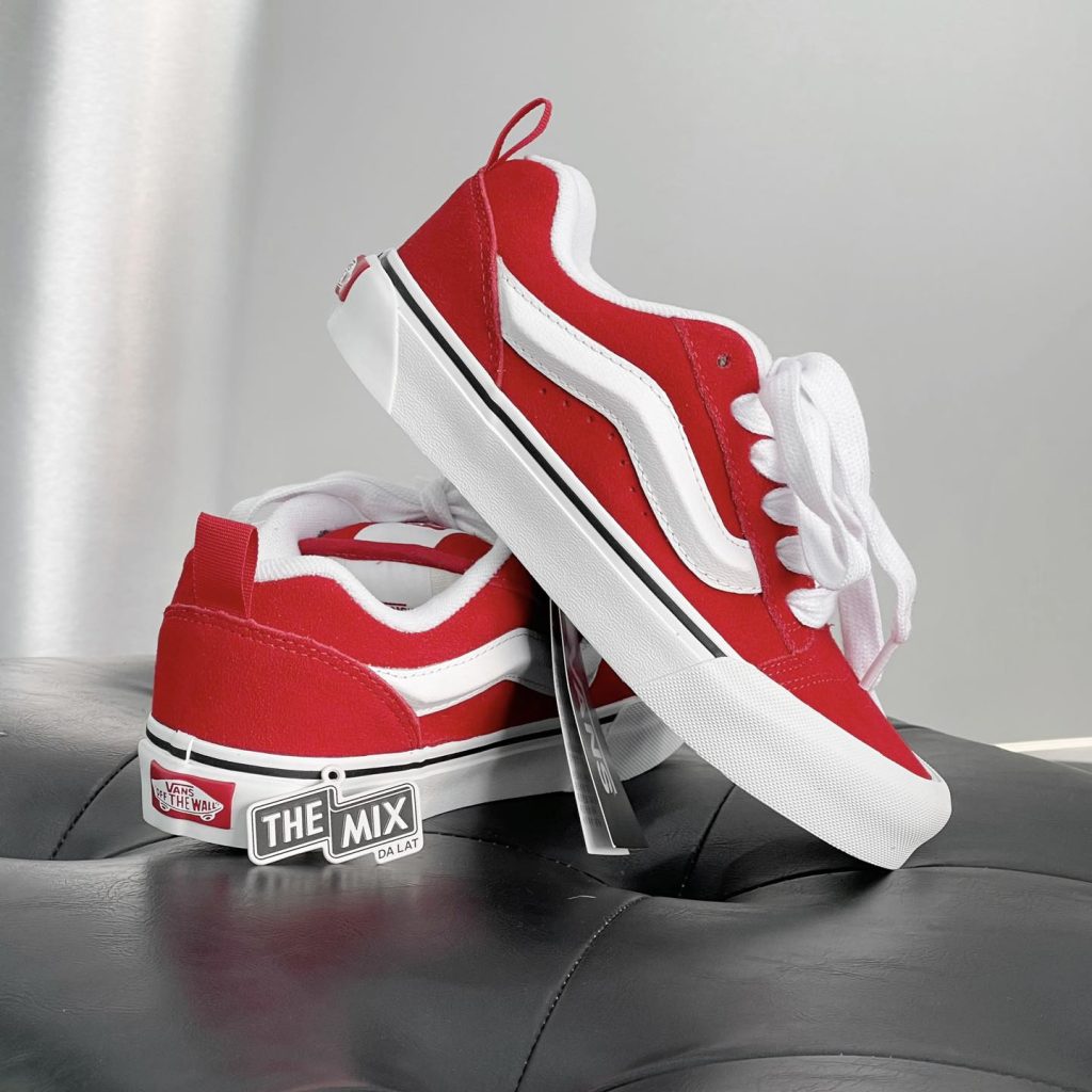 Giày Vans Knu Skool Red Giày Vans Knu Skool Red