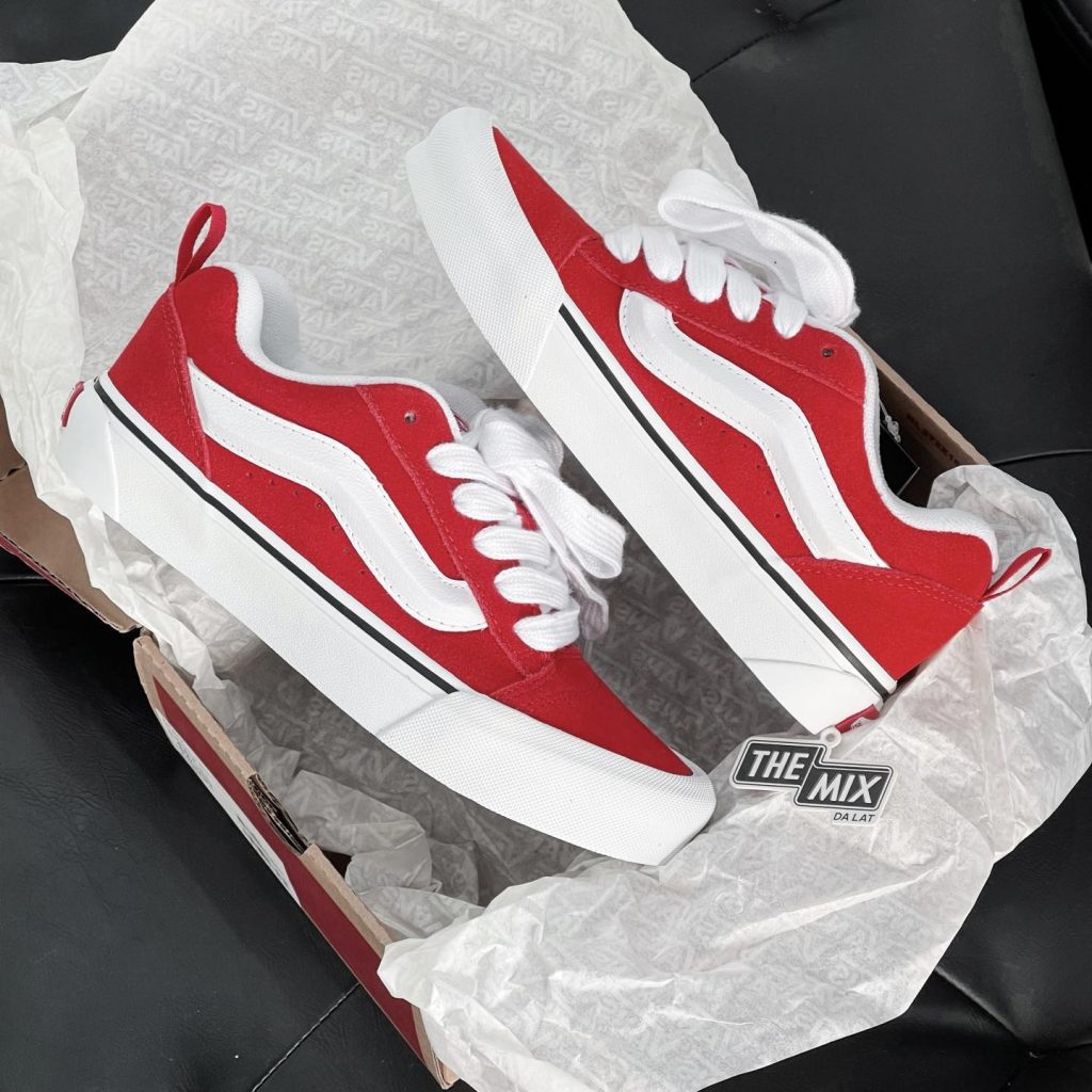 Giày Vans Knu Skool Red Giày Vans Knu Skool Red