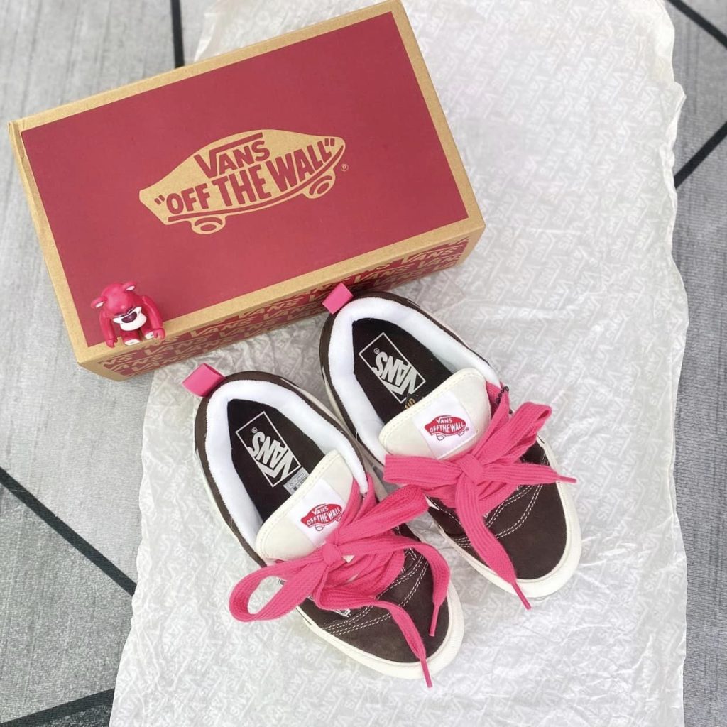 Giày Vans Knu Skool Retro Brown True White Giày Vans Knu Skool Retro Brown True White