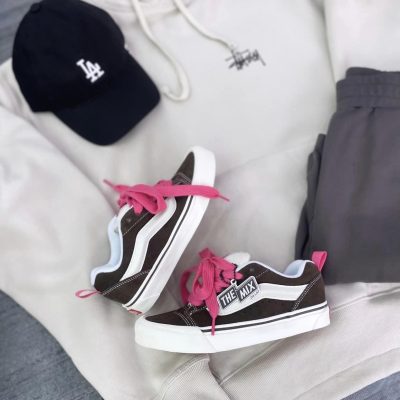 Giày Vans Knu Skool Retro Brown True White Giày Vans Knu Skool Retro Brown True White