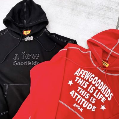 Hoodie AFGK Red Letters