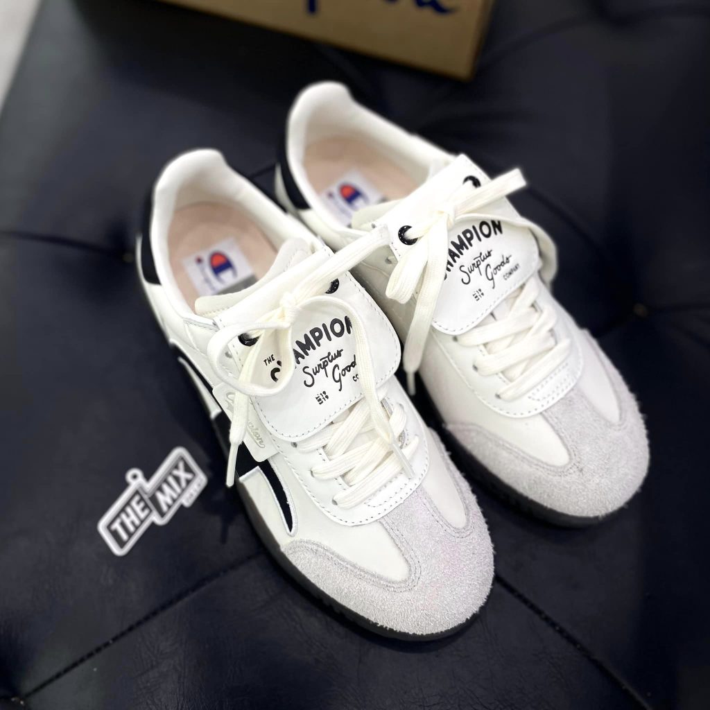 Giày Champion Essentials Champ T-Trainer White Black Giày Champion Essentials Champ T-Trainer White Black