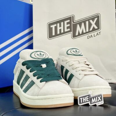 Giày Adidas Wmns Campus 00s Crystal White Dark Green Giày Adidas Wmns Campus 00s Crystal White Dark Green