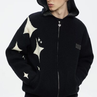 Knit Hoodie Iconslab Star