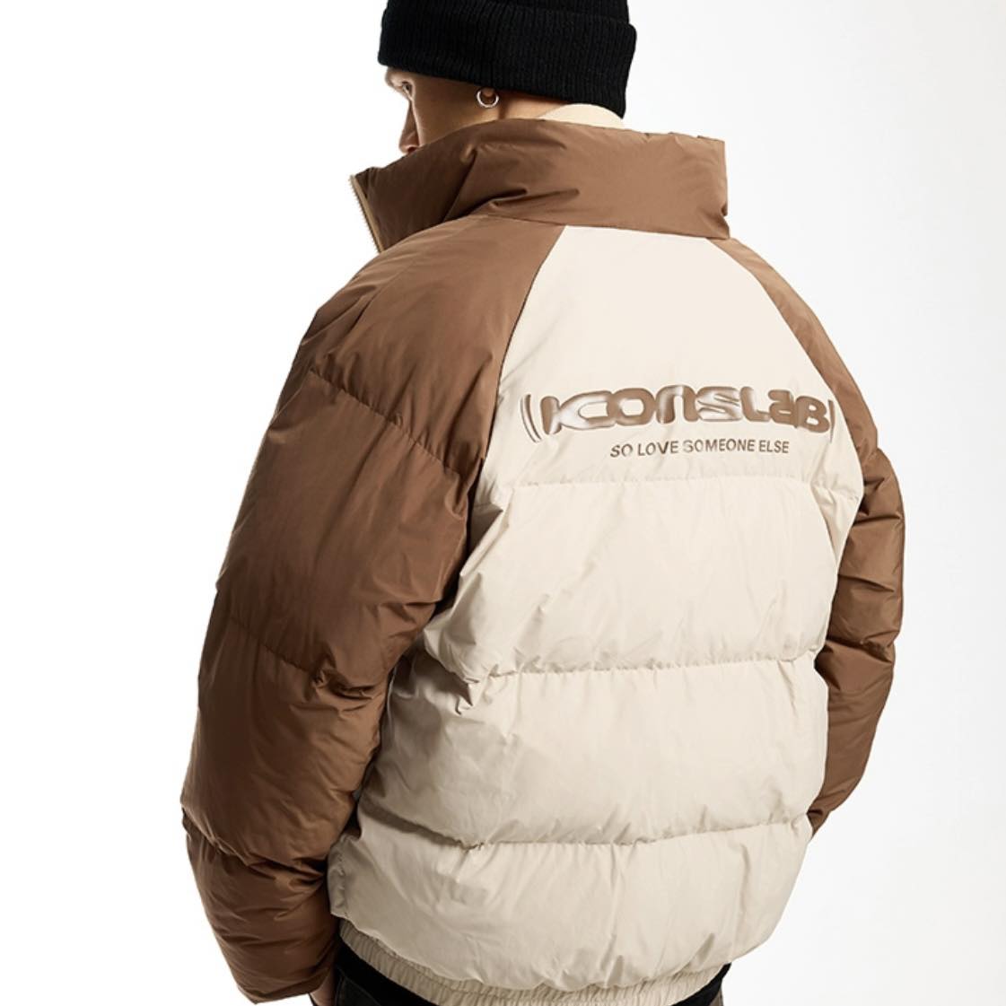 Puffer Jacket Iconlabs Brown Puffer Jacket Iconlabs Brown