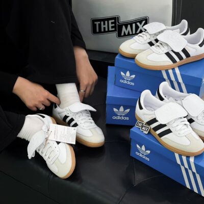 Giày Adidas Samba LT White Black Gum