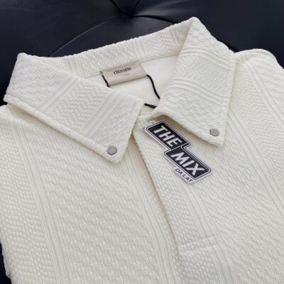 Knit Polo Chinism Cream