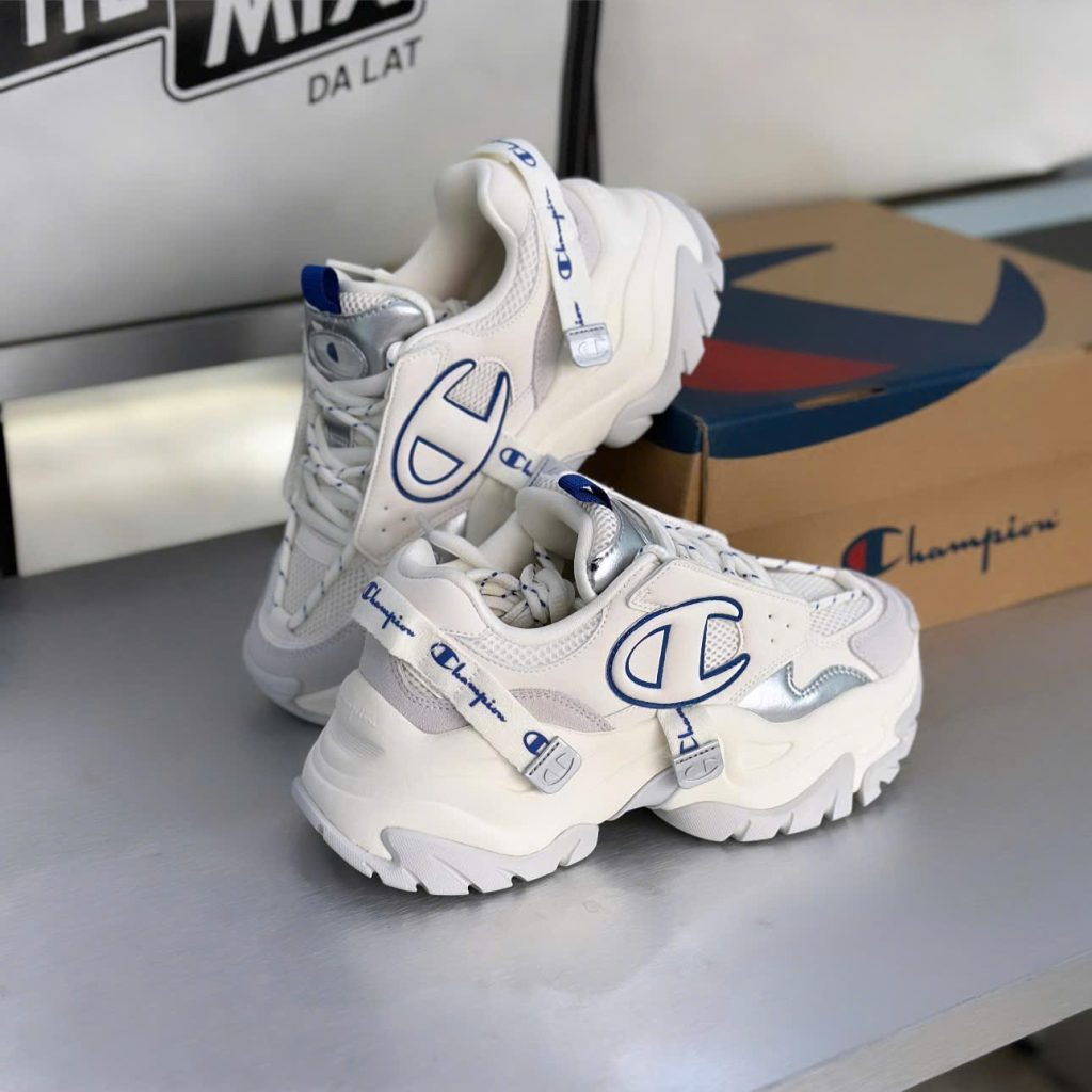 Giày Champion Champ XXL Aurora White Silver Giày Champion Champ XXL Aurora White Silver