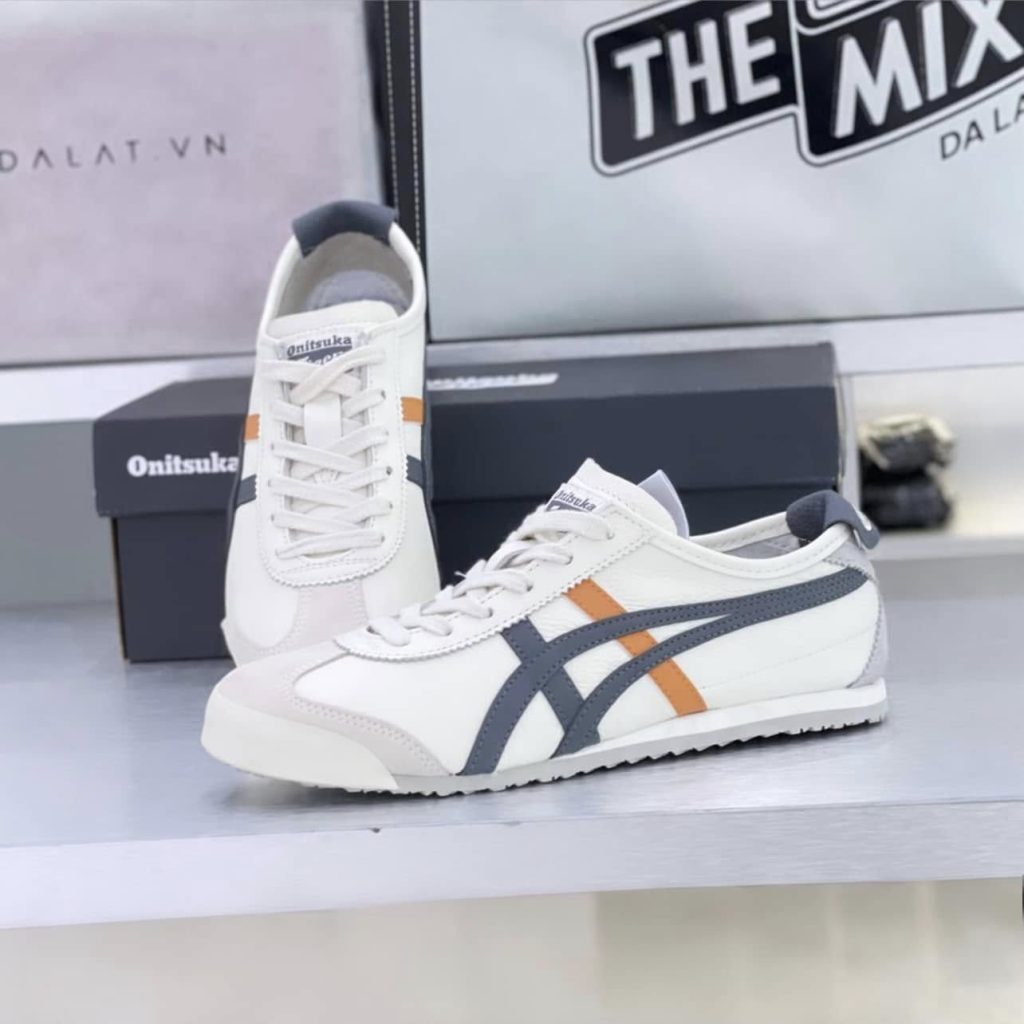 Giày Onitsuka Tiger MEXICO 66 Shoes White Navy Orange