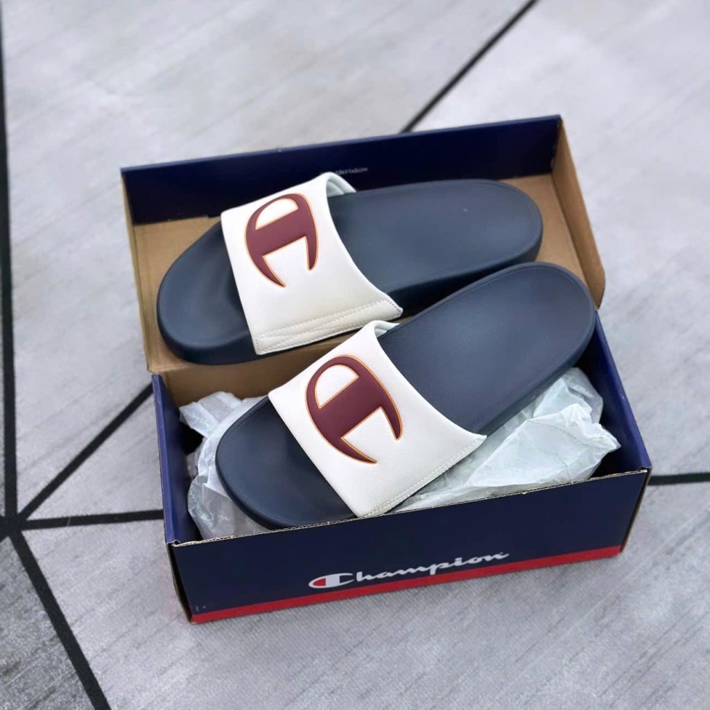 Dép Champion Campus C Slide Navy Red Dép Champion Campus C Slide Navy Red