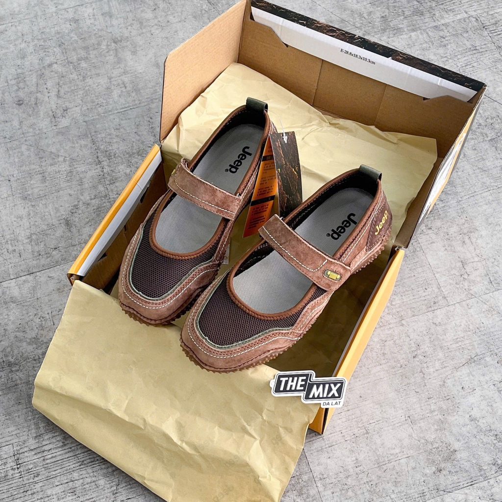 Giày Jeep The Spirit Mary Jane Dark Brown Giày Jeep The Spirit Mary Jane