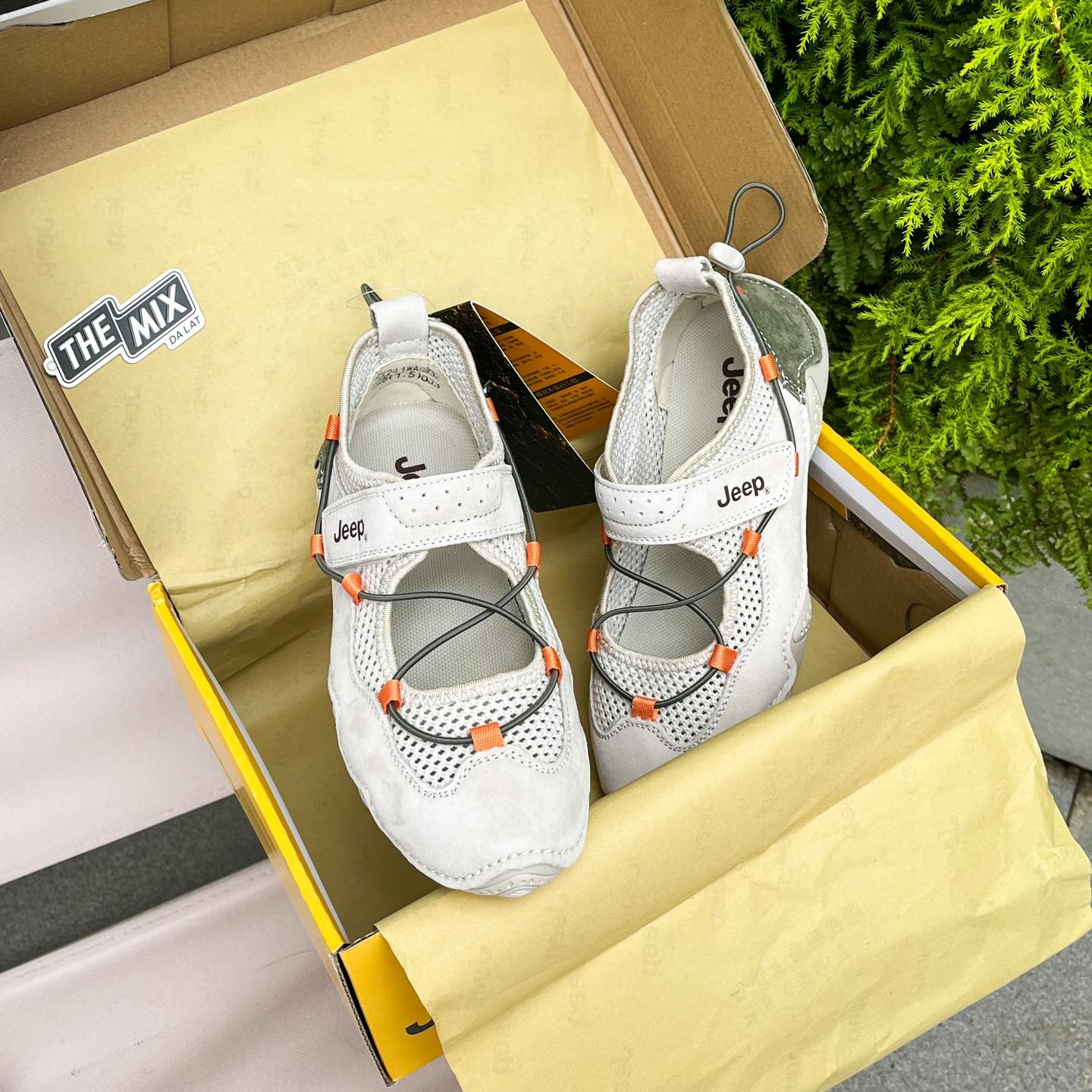 Giày Jeep Outdoor Grey Orange Giày Jeep Outdoor Grey Orange