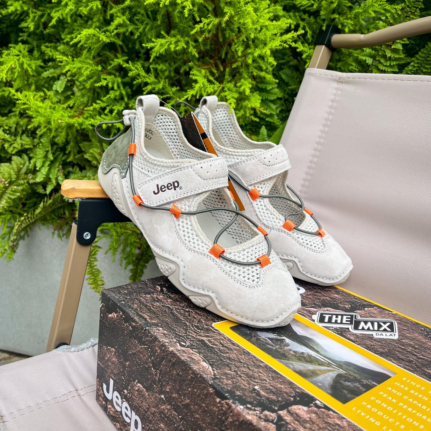 Giày Jeep Outdoor Grey Orange Giày Jeep Outdoor Grey Orange