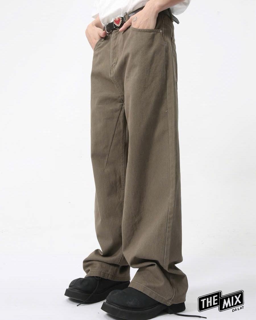 Quần Pockets Baggy Jeans Brown Quần Pockets Baggy Jeans Brown