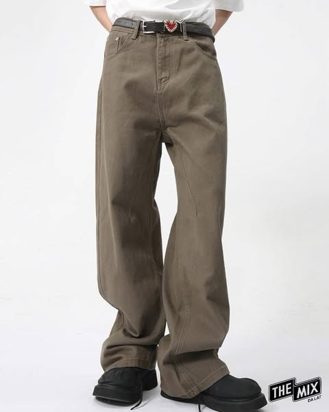 Quần Pockets Baggy Jeans Brown Quần Pockets Baggy Jeans Brown