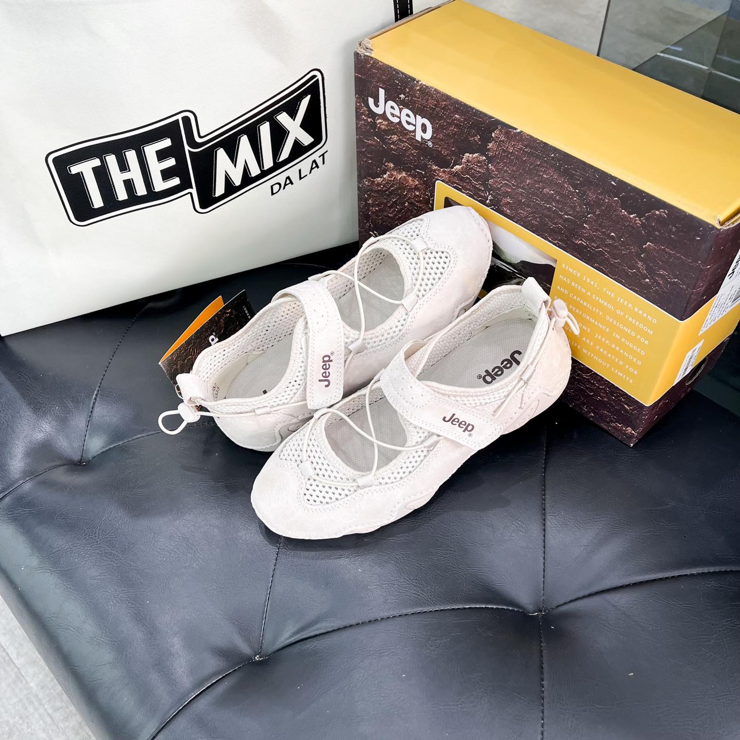 Giày Jeep Mary Jane Classic Grey Giày Jeep Mary Jane Classic Grey