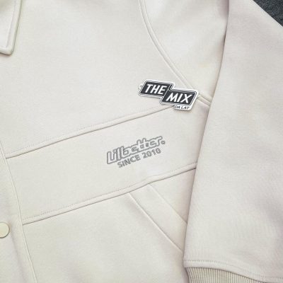 Jacket Lilbetter Mini Logo Cream