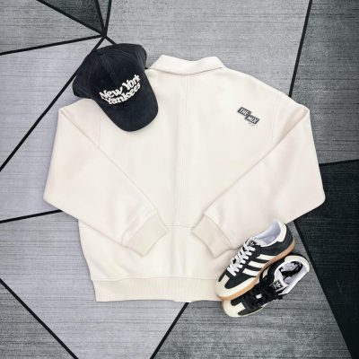 Jacket Lilbetter Mini Logo Cream