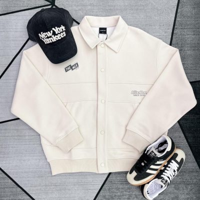 Jacket Lilbetter Mini Logo Cream