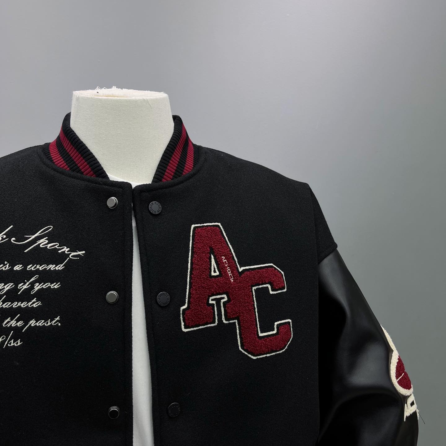 Bomber Achock Black Red Bomber Achock Black Red - Ảnh 4